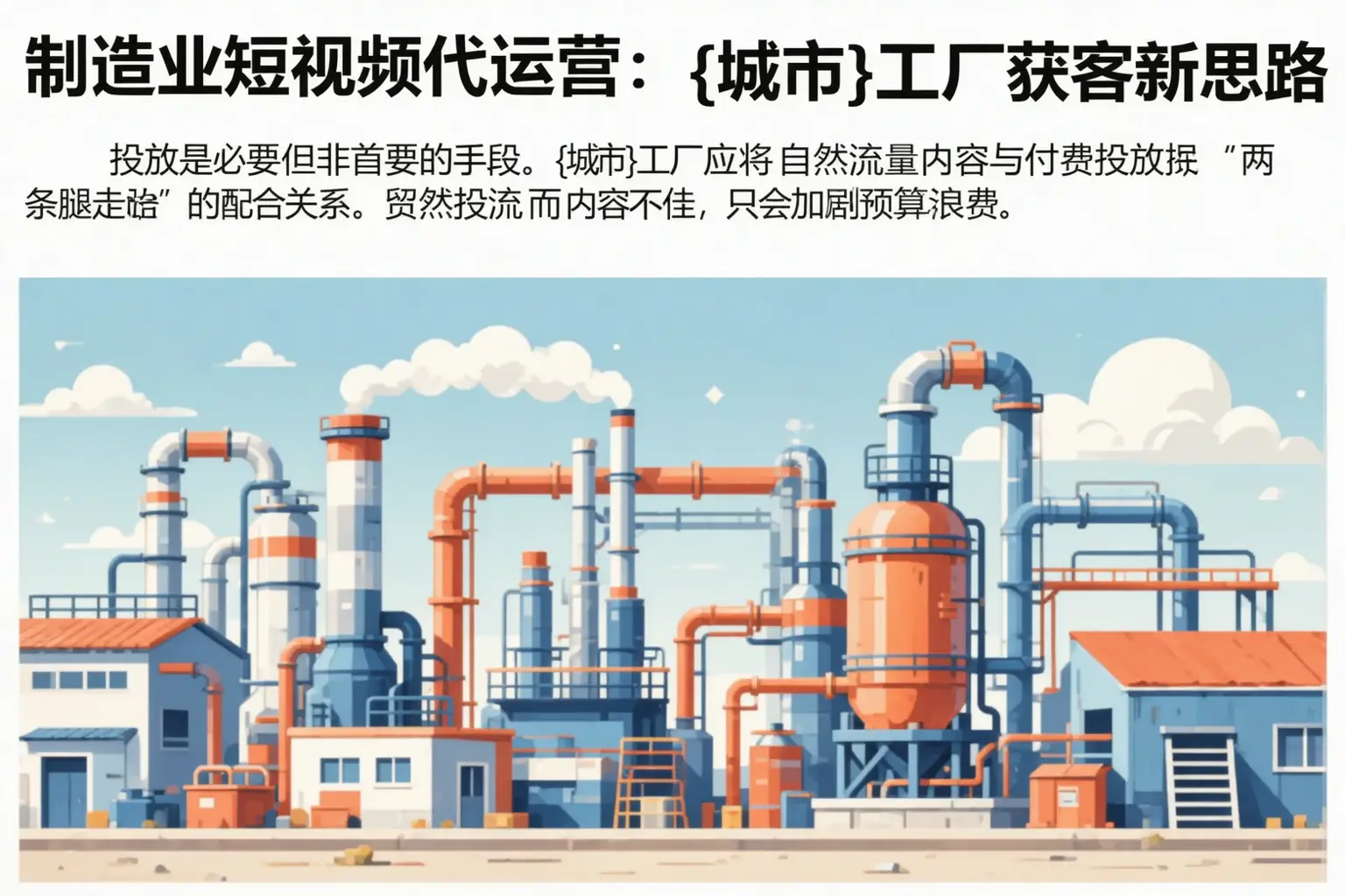 制造业短视频代运营:高昌工厂获客新思路